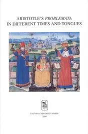 Omslag van Aristotle's Problemata in Different Times and Tongues