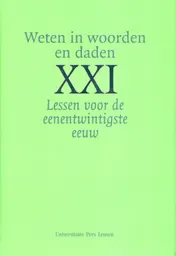 Omslag van Weten in woorden en daden
