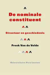Omslag van De nominale constituent
