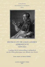 Omslag van De paus uit de Lage Landen - Adrianus VI - 1459-1523