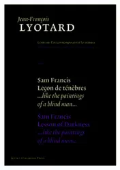 Omslag van Sam Francis, Lecon de Tenebres / Sam Francis, Lesson of Darkness