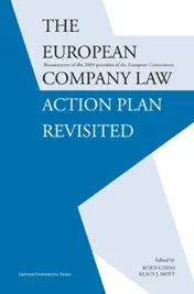 Omslag van The European company law action plan revisited
