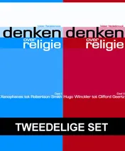 Omslag van Deel I van Xenophanes tot Robertson Smith en deel II van Hugo Winckler tot Clifford Geertz