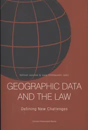 Omslag van Geographic data and the Law