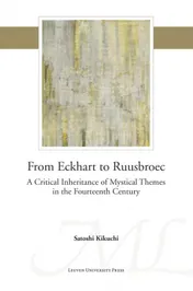 Omslag van From Eckhart to Ruusbroec