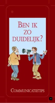 Omslag van Ben ik zo duidelijk?