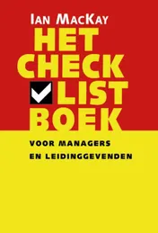 Omslag van Het checklistboek voor managers en leidinggevenden