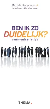 Omslag van Ben ik zo duidelijk?