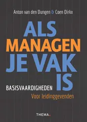 Omslag van Als managen je vak is