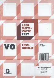 Omslag van testboekje