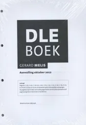 Omslag van DLE Boek Aanvulling okt. 2012