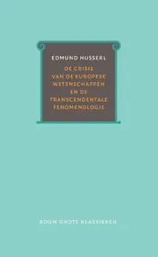 Omslag van De crisis van de Europese wetenschappen en de transcendentale fenomenologie