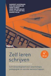 Omslag van Zelf leren schrijven
