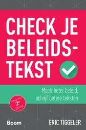 Omslag van Check je beleidstekst
