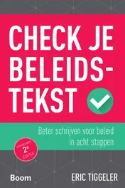 Omslag van Check je beleidstekst