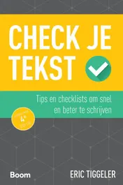 Omslag van Check je tekst
