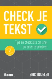 Omslag van Check je tekst