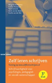 Omslag van Zelf leren schrijven
