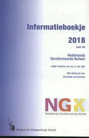 Omslag van Informatieboekje 2018 voor de Nederlands Gereformeerde Kerken
