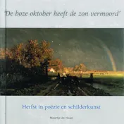 Omslag van De Boze oktober heeft de zon vermoord