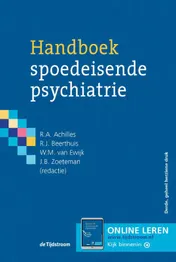 Omslag van Handboek spoedeisende psychiatrie