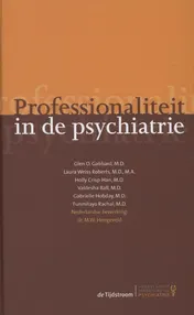 Omslag van Professionaliteit in de psychiatrie