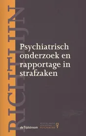 Omslag van Richtlijn psychiatrisch onderzoek en rapportage in strafzaken