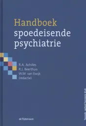 Omslag van Handboek spoedeisende psychiatrie