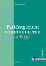 Omslag van Patiëntgericht communiceren in de ggz
