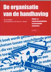 Omslag van De organisatie van de handhaving