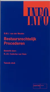 Omslag van Info bestuursrechtelijk procederen
