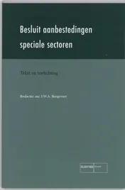 Omslag van Besluit aanbestedingen speciale sectoren