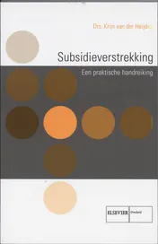 Omslag van Subsidieverstrekking