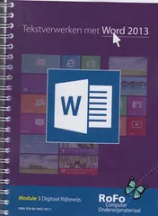 Omslag van Tekstverwerken met Word 2013