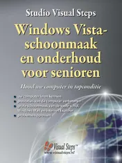 Omslag van Windows Vista-schoonmaak en onderhoud voor senioren