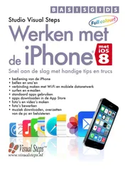 Omslag van Basisgids werken met de iPhone met iOS 8