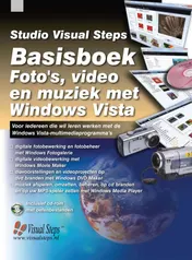Omslag van Basisboek foto's, video en muziek met Windows Vista