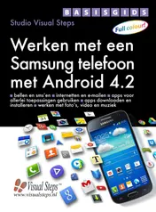 Omslag van Basisgids werken met een Samsung telefoon met Android 4.2