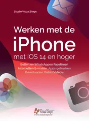 Omslag van Werken met de iPhone met iOS14 en hoger