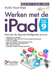 Omslag van Werken met de iPad met iOS 9 en hoger