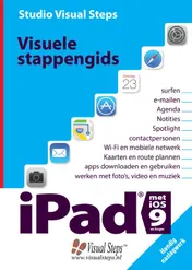 Omslag van Visuele stappengids iPad met iOS 9 en hoger