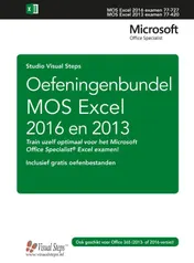 Omslag van Oefeningenbundel MOS Excel 2016 en 2013 basis