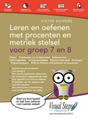 Omslag van Leren en oefenen met procenten en metriek stelsel voor groep 7 en 8