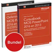 Omslag van Cursusboek MOS PowerPoint 2013 + extra oefeningen
