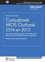 Omslag van Cursusboek MOS Outlook 2016 en 2013