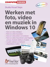 Omslag van Werken met foto, video en muziek in Windows 10