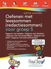 Omslag van Oefenen met leessommen (redactiesommen) voor groep 5