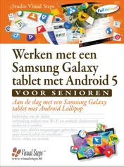 Omslag van Werken met een Samsung Galaxy tablet met Android 5 voor senioren