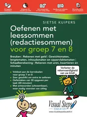 Omslag van Oefenen met leessommen (redactiesommen) voor groep 7 en 8