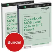 Omslag van Cursusboek MOS Excel 2016 en 2013 Expert + Oefeningenbundel